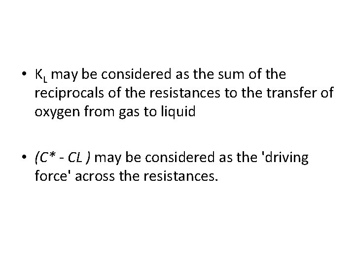  • KL may be considered as the sum of the reciprocals of the