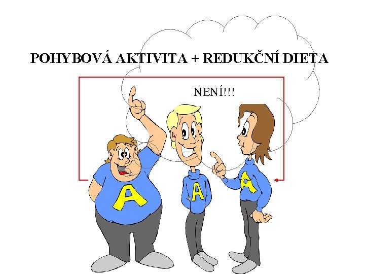 POHYBOVÁ AKTIVITA + REDUKČNÍ DIETA Jiné NENÍ!!! cesty není? 