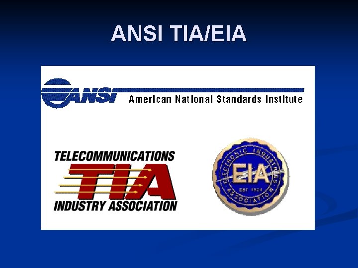 ANSI TIA/EIA 