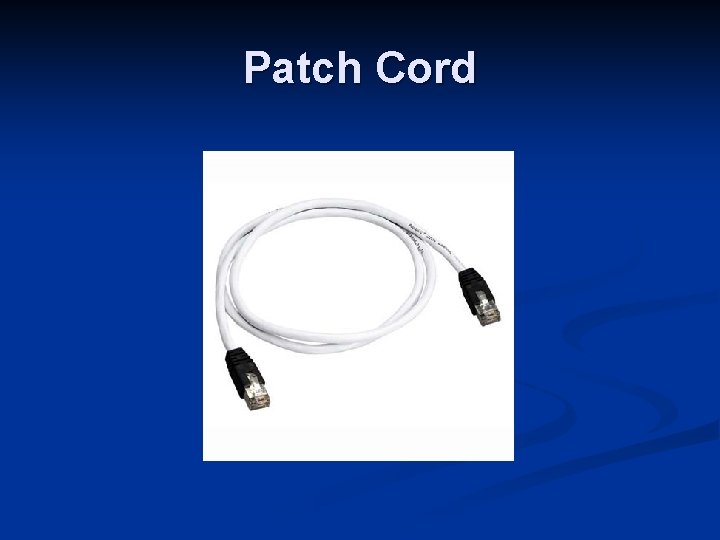 Patch Cord 