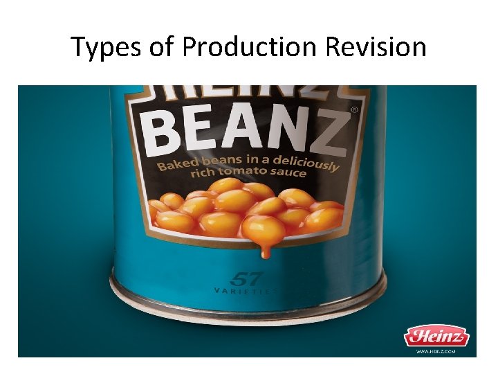Types of Production Revision 