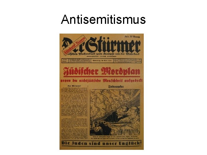 Antisemitismus 