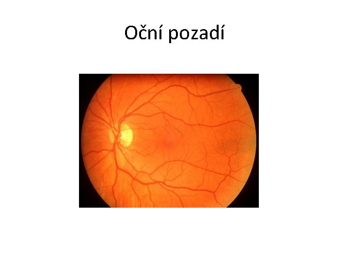 Oční pozadí 