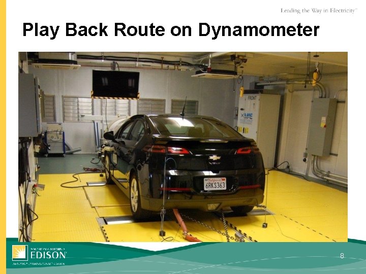 Play Back Route on Dynamometer 8 