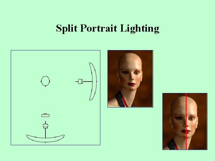 Split Portrait Lighting 