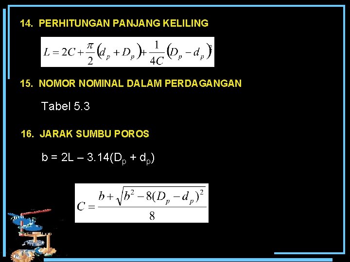 14. PERHITUNGAN PANJANG KELILING 15. NOMOR NOMINAL DALAM PERDAGANGAN Tabel 5. 3 16. JARAK