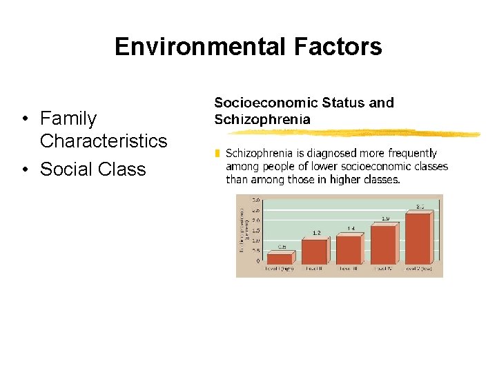 Environmental Factors • Family Characteristics • Social Class 