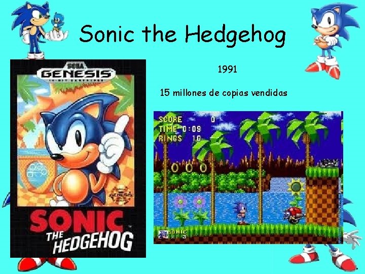 Sonic the Hedgehog 1991 15 millones de copias vendidas 