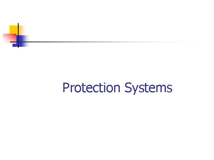 Protection Systems 