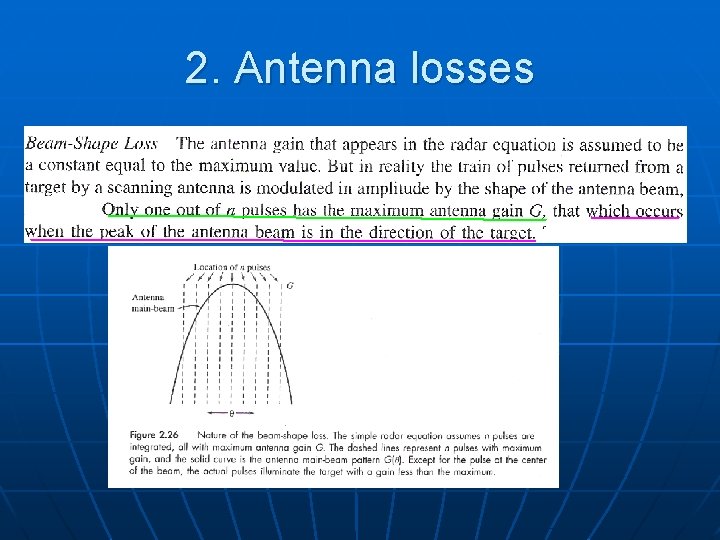 2. Antenna losses 