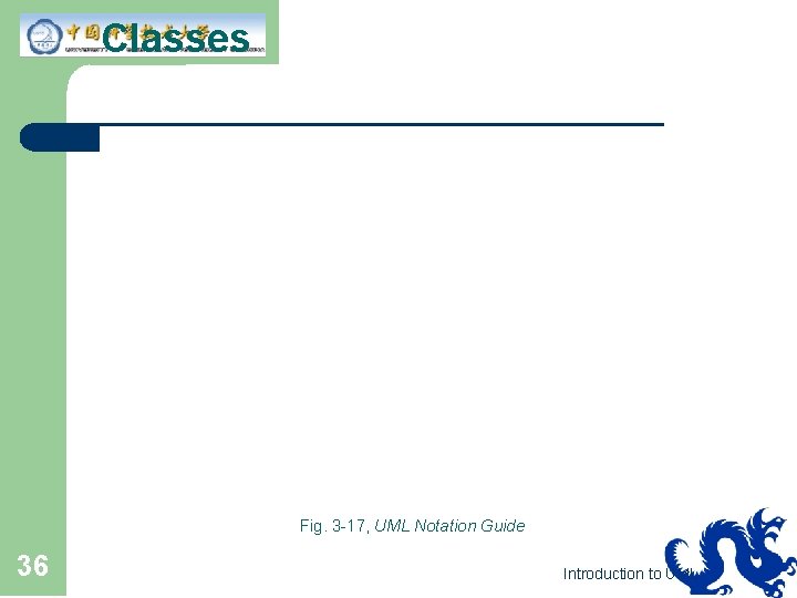 Classes Fig. 3 -17, UML Notation Guide 36 Introduction to UML 