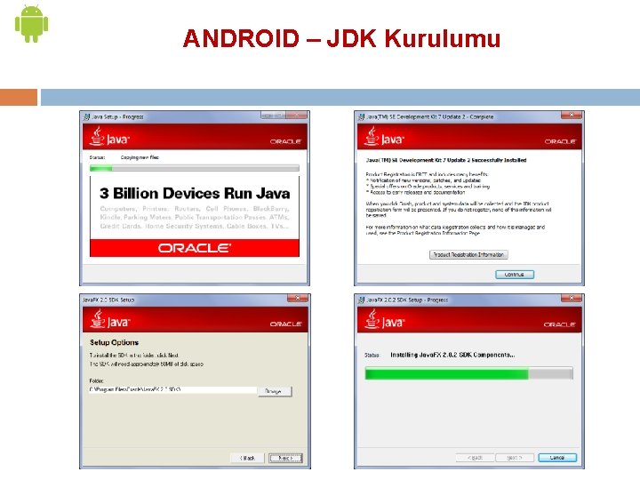 ANDROID – JDK Kurulumu 