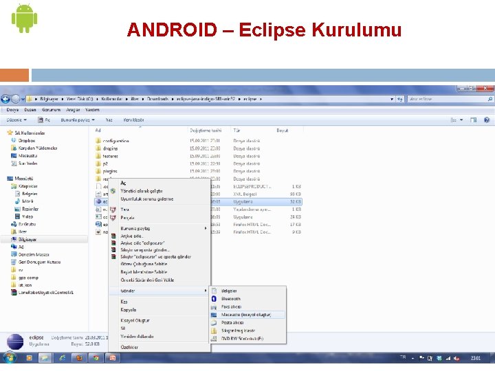 ANDROID – Eclipse Kurulumu 