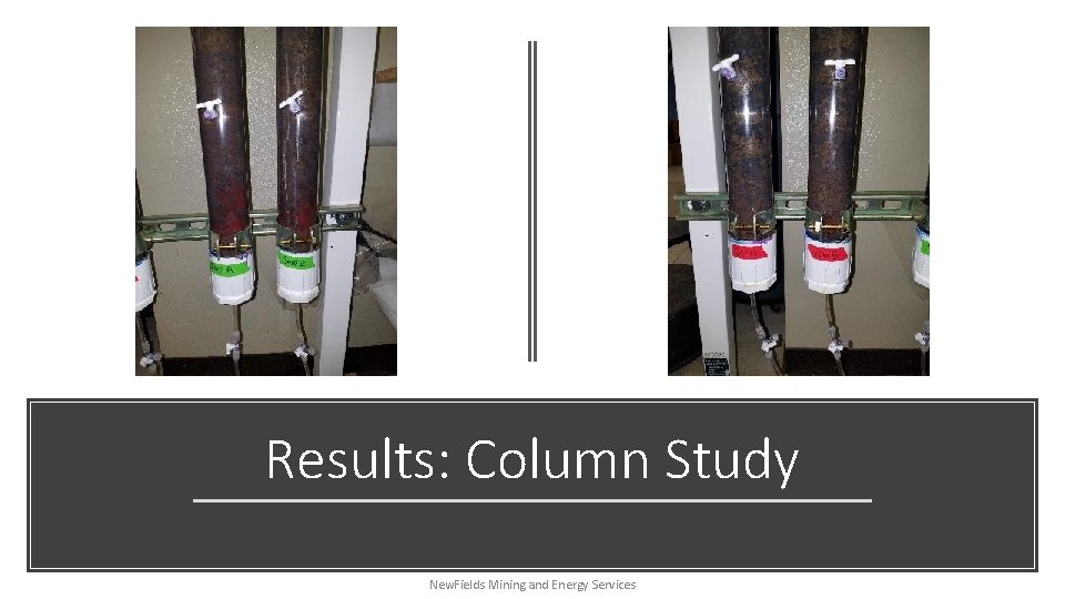 Results: Column Study New. Fields Mining and Energy Services 