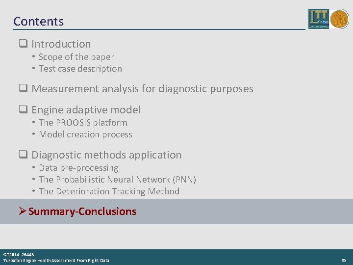 Contents q Introduction • Scope of the paper • Test case description q Measurement