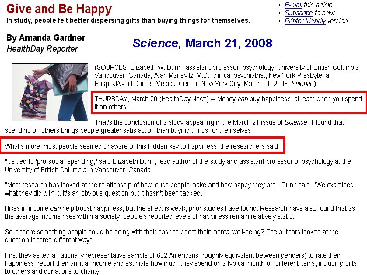 Science, March 21, 2008 