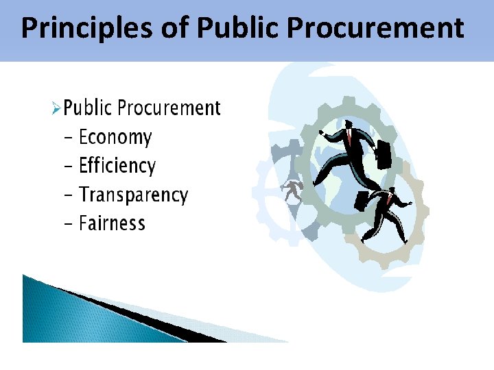 Principles of Public Procurement 