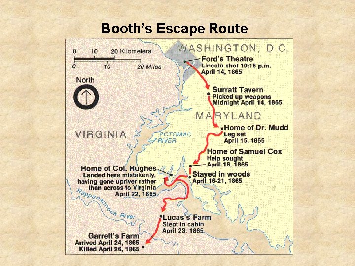 Booth’s Escape Route 