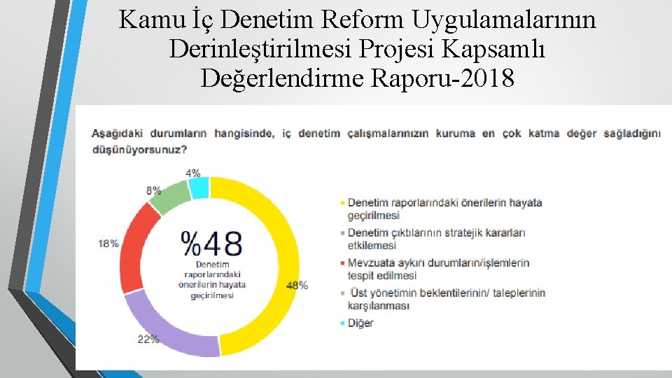 Kamu İç Denetim Reform Uygulamalarının Derinleştirilmesi Projesi Kapsamlı Değerlendirme Raporu-2018 