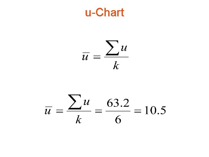 u-Chart 