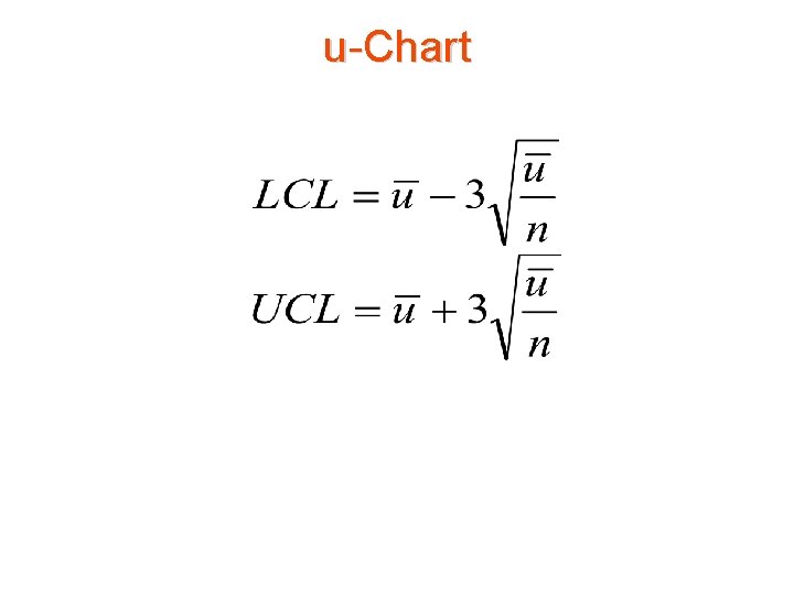 u-Chart 