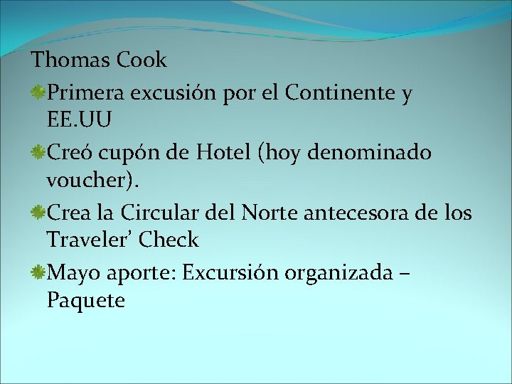 Thomas Cook Primera excusión por el Continente y EE. UU Creó cupón de Hotel