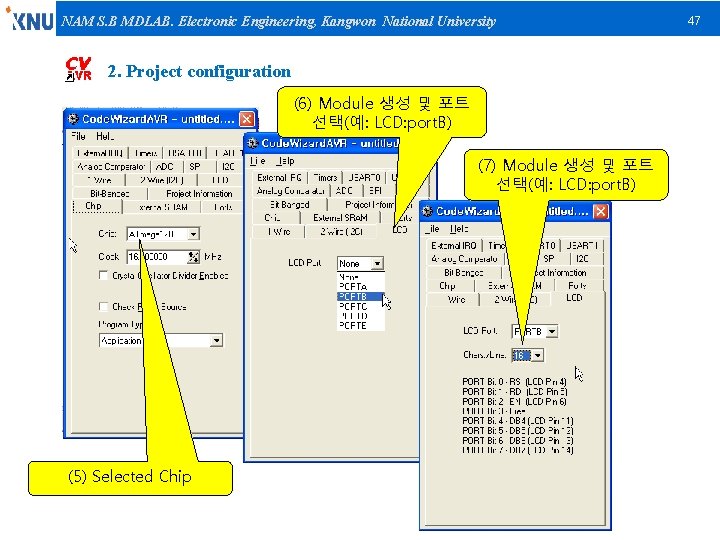 NAM S. B MDLAB. Electronic Engineering, Kangwon National University 2. Project configuration (6) Module