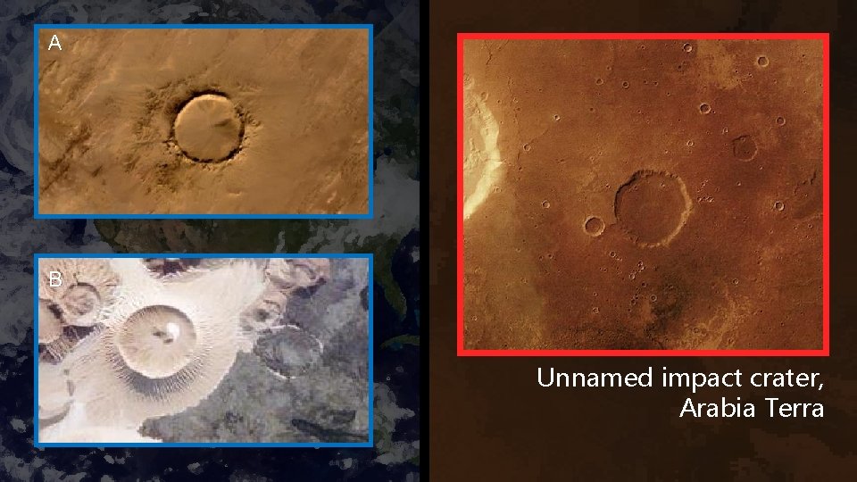 A B Unnamed impact crater, Arabia Terra 