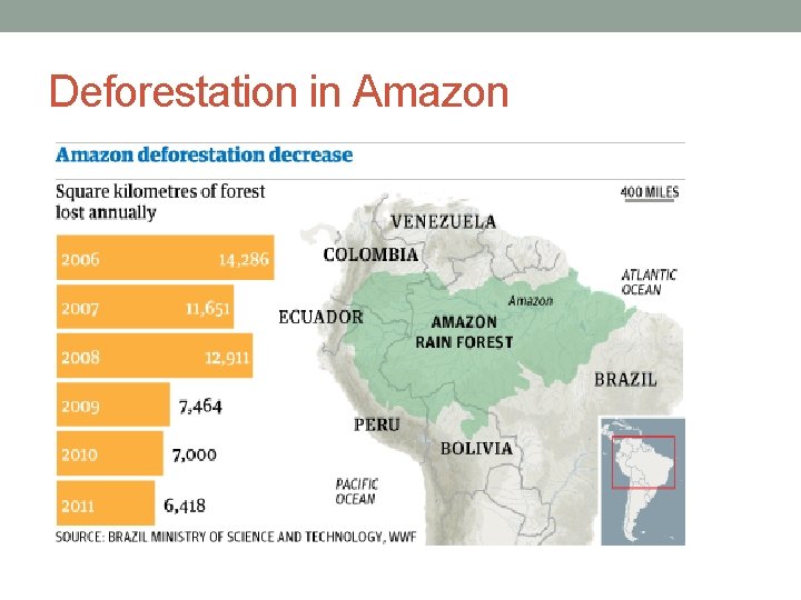 Deforestation in Amazon 