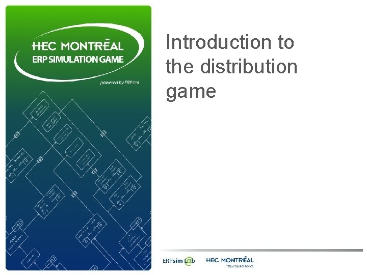 Introduction to the distribution game 