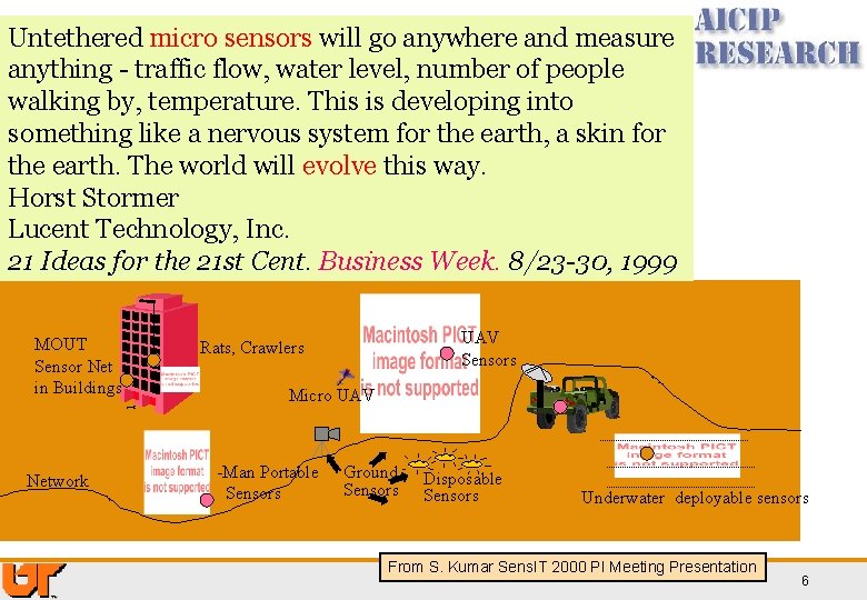 Untethered micro sensors will go anywhere and measure anything - traffic flow, water level,