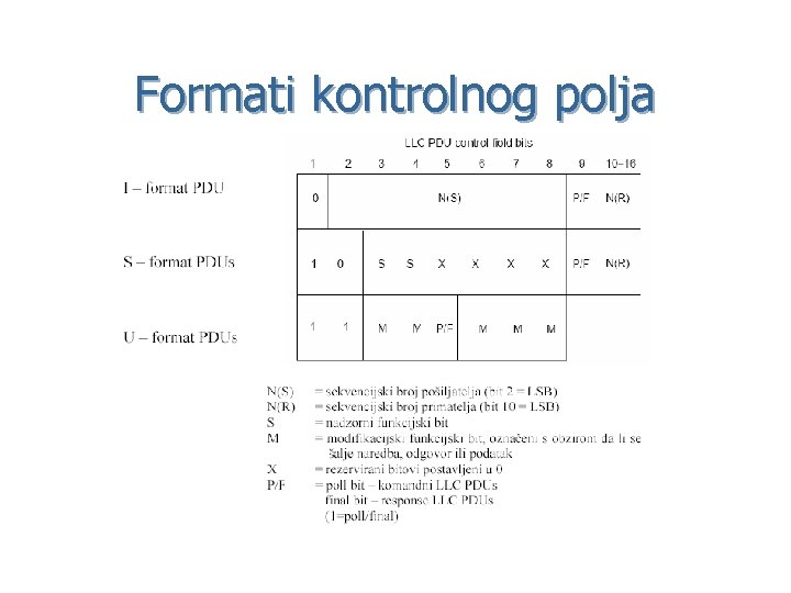 Formati kontrolnog polja 