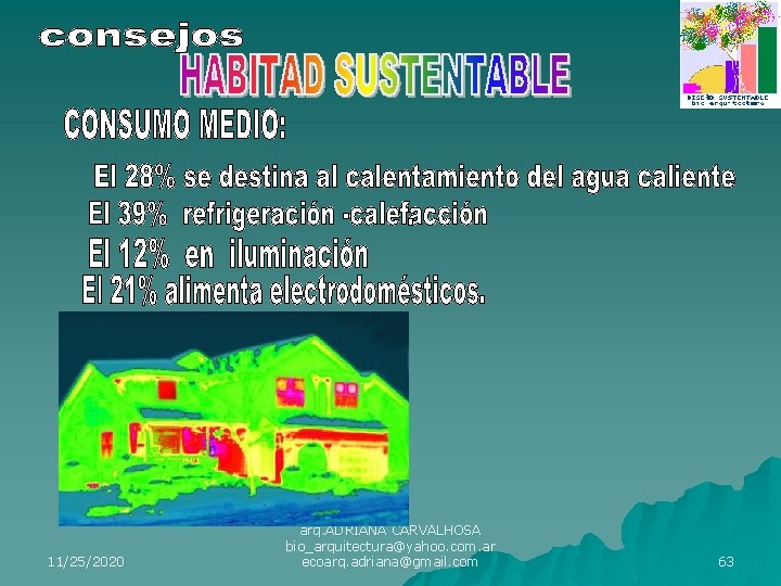  11/25/2020 arq. ADRIANA CARVALHOSA bio_arquitectura@yahoo. com. ar ecoarq. adriana@gmail. com 63 