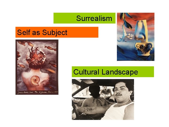  Surrealism Self as Subject Cultural Landscape 