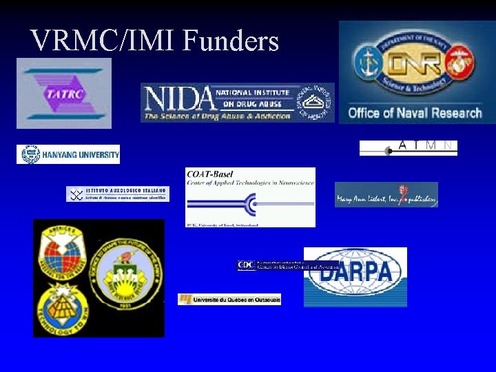 VRMC/IMI Funders 