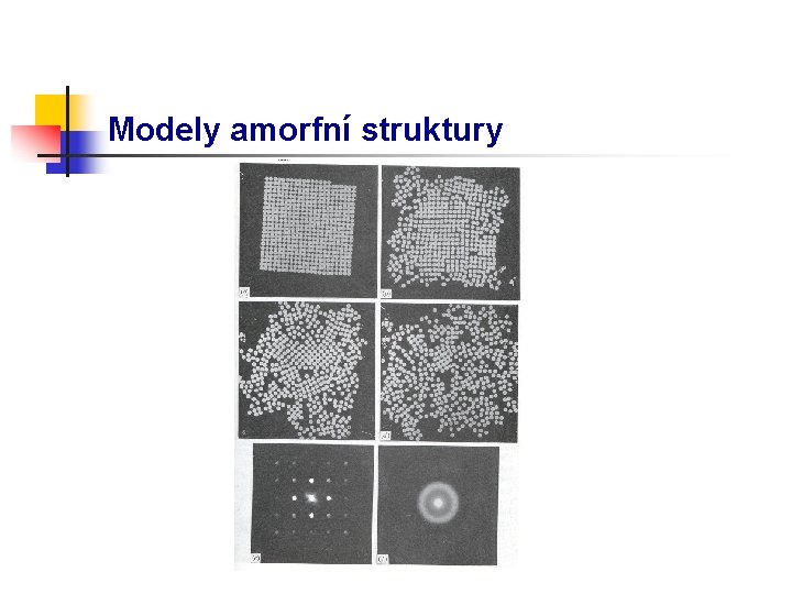 Modely amorfní struktury 