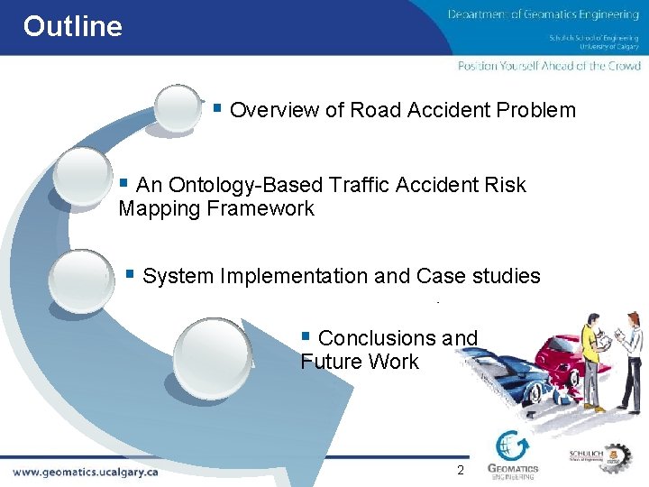 Outline § Overview of Road Accident Problem § An Ontology-Based Traffic Accident Risk Mapping