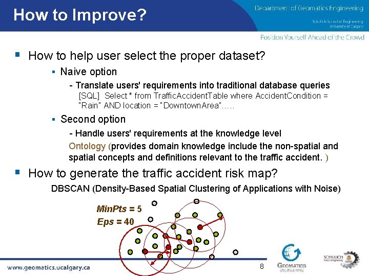 How to Improve? § How to help user select the proper dataset? § Naive