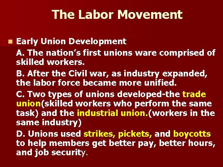 Labor and Wages Chapter 9 What is a