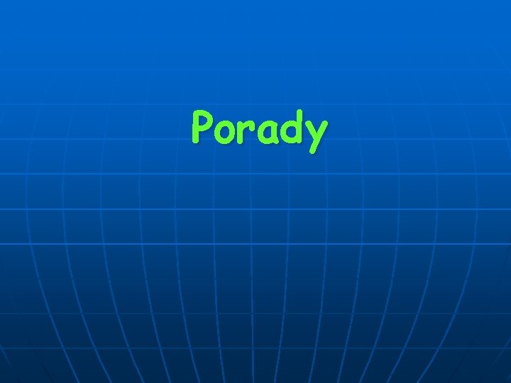 Porady 