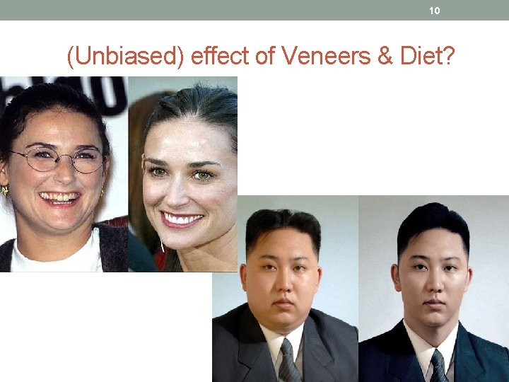 10 (Unbiased) effect of Veneers & Diet? 