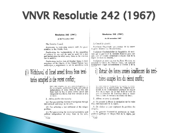 VNVR Resolutie 242 (1967) 