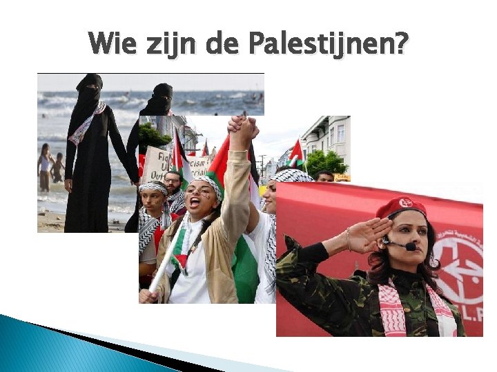 Wie zijn de Palestijnen? 