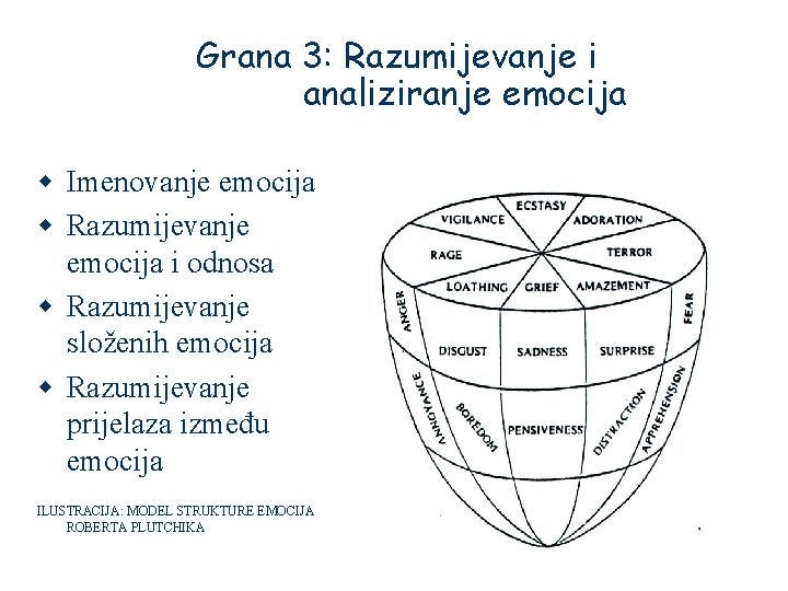 Grana 3: Razumijevanje i analiziranje emocija w Imenovanje emocija w Razumijevanje emocija i odnosa