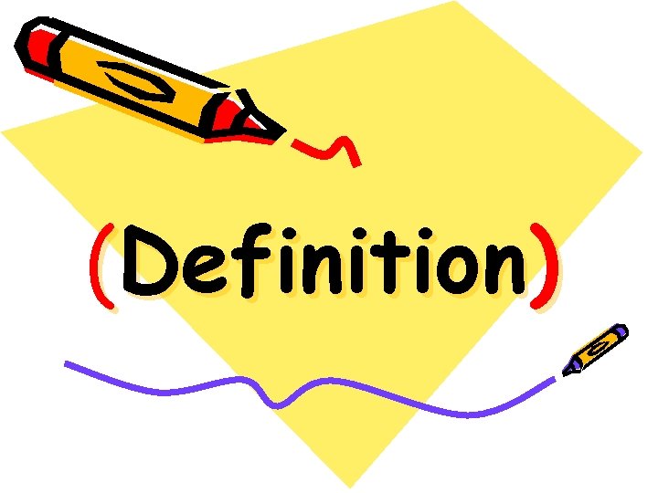 (Definition) 