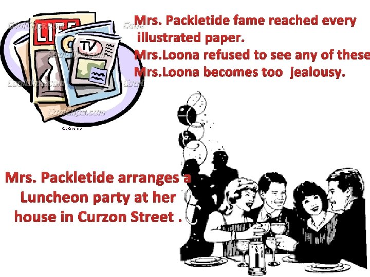 Mrs. Packletide fame reached every illustrated paper. Mrs. Loona refused to see any of