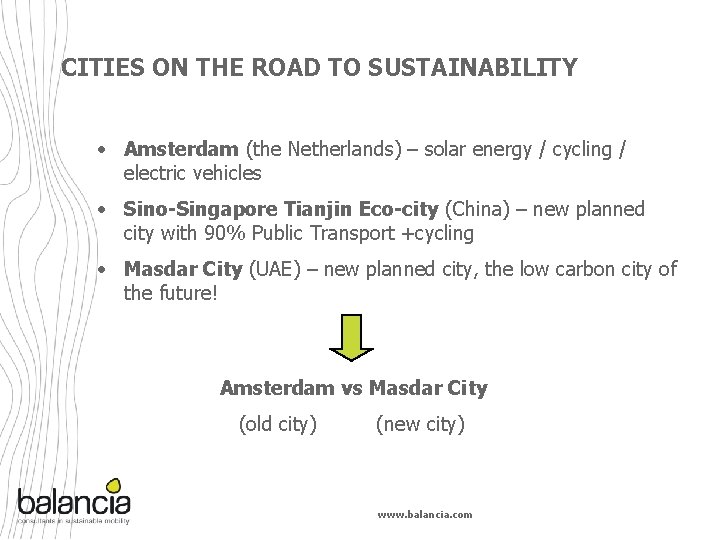 CITIES ON THE ROAD TO SUSTAINABILITY • Amsterdam (the Netherlands) – solar energy /