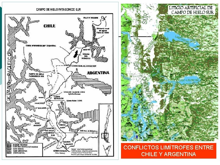 CONFLICTOS LIMÍTROFES ENTRE CHILE Y ARGENTINA 