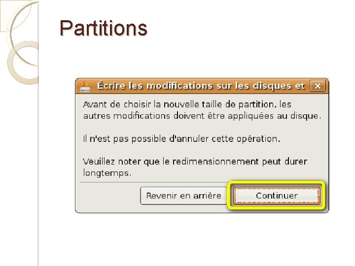 Partitions 