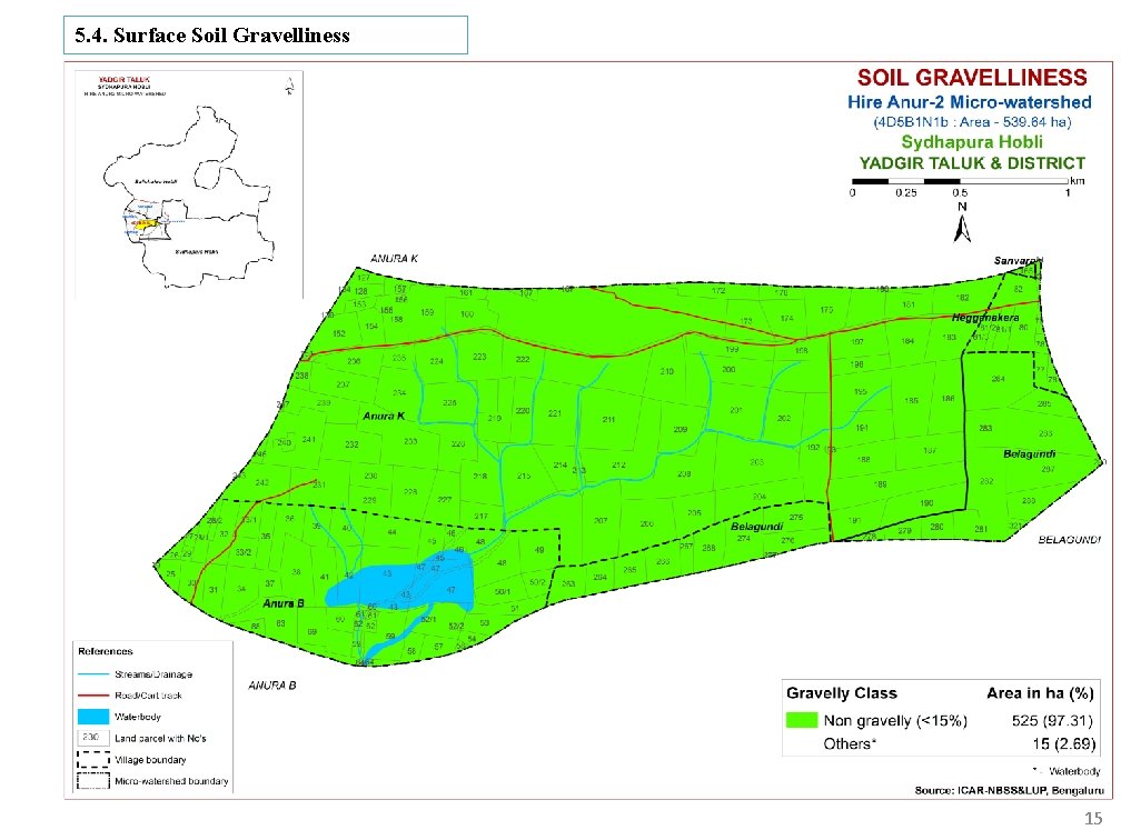 5. 4. Surface Soil Gravelliness 15 